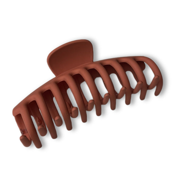 Rust Terracotta Claw Hair Clip
